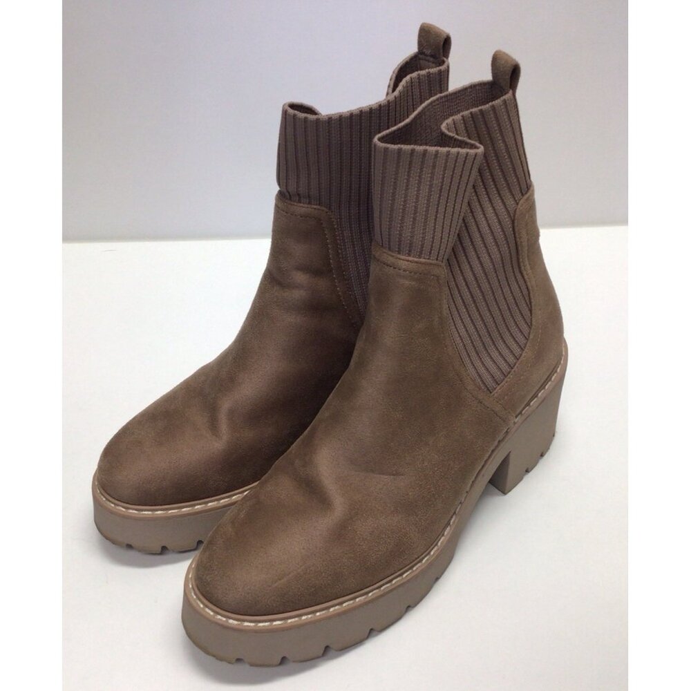 Dolce Vita Boots Women’s Size 8 Brown Lug Sole Chunky Heels